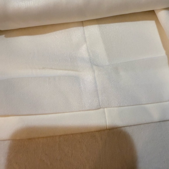 Mainstrip Women’s Ivory Crystal Fringe Fitted Blazer/ Mini Dress Size L NWT - Picture 4 of 13